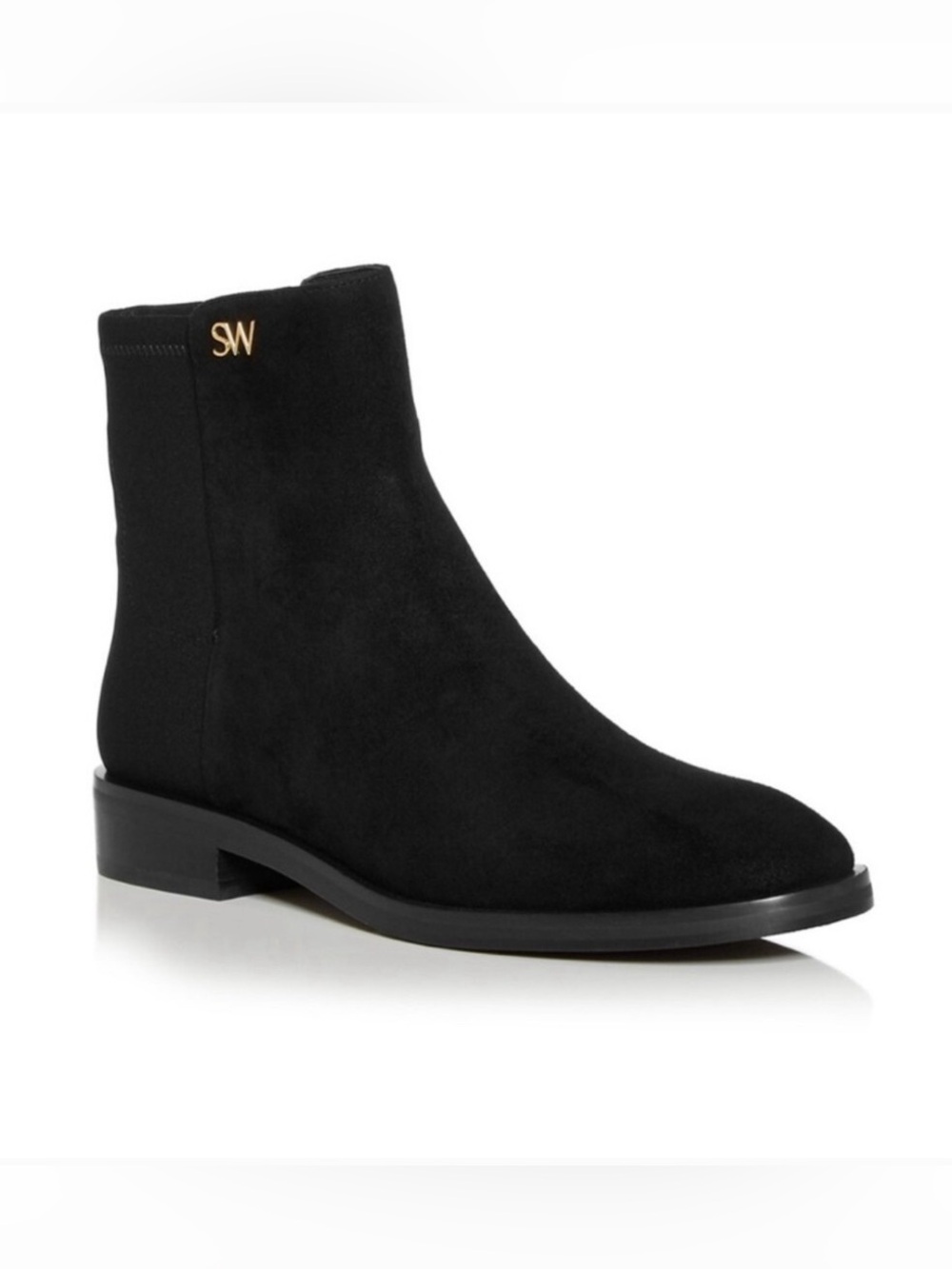 Stuart Weitzman Kye Black Suede Leather Ankle Bootie Boots Women’s Size 5 Shoes